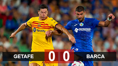 Kết quả Getafe 0-0 Barca: Thiếu bàn thắng, thừa thẻ đỏ
