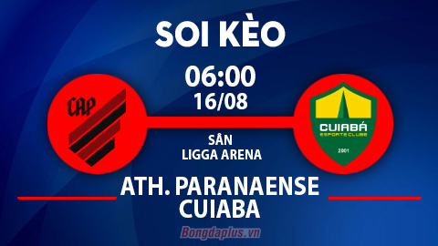 Soi kèo hot hôm nay 15/8: Paranaense thắng kèo châu Á trận Paranaense vs Cuiaba; Molde đè góc hiệp 1 trận Molde vs Klaksvik