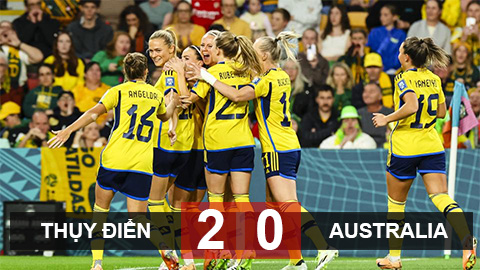 Kết quả ĐT nữ Thụy Điển 2-0 ĐT nữ Australia: Thụy Điển giành Hạng Ba