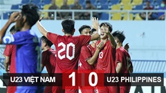 Kết quả U23 Việt Nam 1-0 U23 Philippines: U23 Việt Nam vào bán kết 