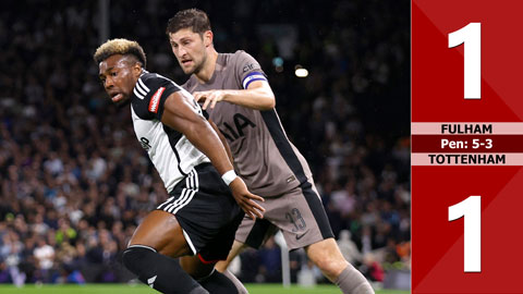 VIDEO bàn thắng Fulham vs Tottenham: 1-1, pen: 5-3 (vòng 2 Cúp Liên đoàn Anh 2023/24)