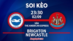 Soi kèo hot hôm nay 2/9: Brighton đè góc hiệp 1 trận Brighton vs Newcastle; Napoli thắng kèo châu Á trận Napoli vs Lazio