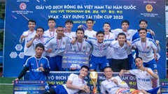 South Hà Tĩnh vô địch giải bóng đá người Việt khu vực Đông Nam Hàn Quốc