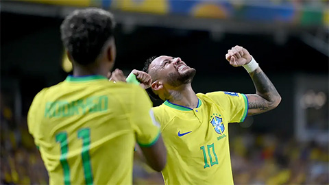 Neymar ghi nhiều bàn nhất lịch sử ĐT Brazil