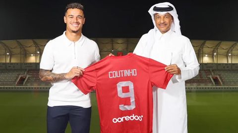 Coutinho gia nhập nhà vô địch Qatar theo dạng cho mượn từ Aston Villa