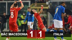 Kết quả Bắc Macedonia 1-1 Italia: Azzurri chia điểm thất vọng