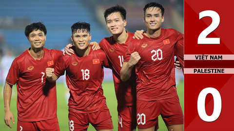 VIDEO bàn thắng Việt Nam vs Palestine: 2-0 (Giao hữu quốc tế 2023)