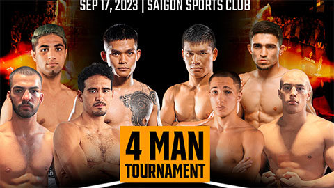 Giải Muay Thai 4-Man lần đầu tổ chức ở Việt Nam, giải thưởng 5.000 USD 