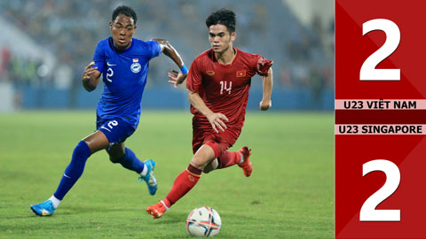 VIDEO bàn thắng U23 Việt Nam vs U23 Singapore: 2-2 (Vòng loại U23 châu Á 2024 )