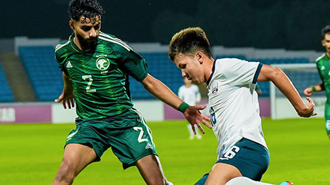 Kết quả U23 Campuchia 1-6 U23 Saudi Arabia: Không thể tạo ra bất ngờ