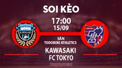 Soi kèo hot hôm nay 15/9: Mưa gôn trận Kawasaki Frontale vs FC Tokyo, khách thắng góc chấp hiệp 1 trận Yokohama Marinos vs Sagan Tosu
