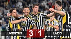 Kết quả Juventus 3-1 Lazio: Vlahovic lập cú đúp, Lão bà bay cao