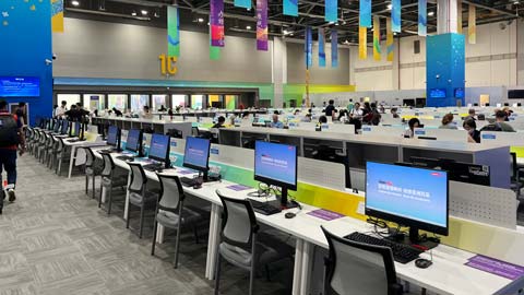 Sự tiện nghi và những điều thú vị bên trong Trung tâm báo chí ASIAD 2023 