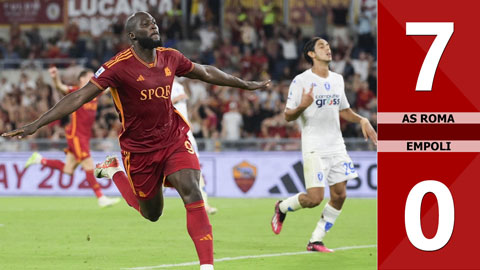 VIDEO bàn thắng AS Roma vs Empoli: 7-0 (Vòng 4 Serie A 2023/24)