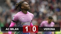 Kết quả Milan 1-0 Verona: Rossoneri thắng trở lại
