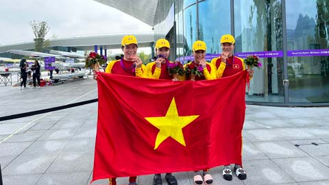 Các tay chèo Rowing Việt Nam nói gì khi mang về tấm HCĐ tại ASIAD 2023