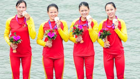 Tay chèo Rowing Việt Nam rơi lệ khi giành HCĐ tại ASIAD 2023