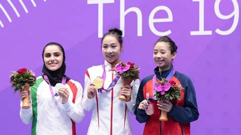 Hoa khôi wushu Dương Thúy Vi nói gì khi bứt phá ngoạn mục giành HCĐ ASIAD
