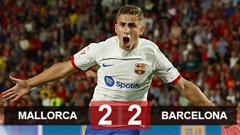 Kết quả Mallorca 2-2 Barca: Tài năng trẻ Fermin Lopez giúp Barca giành lại 1 điểm