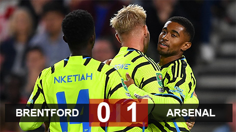 Kết quả Brentford 0-1 Arsenal: Pháo thủ vào vòng 4 League Cup