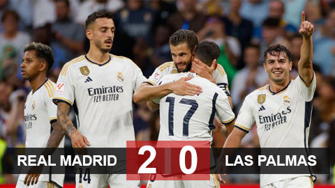 Kết quả Real Madrid 2-0 Las Palmas: Người thay Benzema 'lên tiếng'