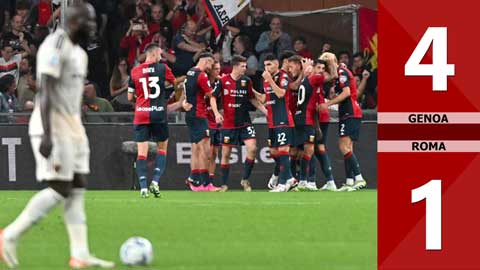 VIDEO bàn thắng Genoa vs Roma: 4-1 (Vòng 6 Serie A 2023/24)