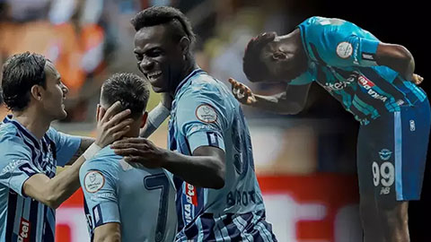 Trở lại khoác áo đội bóng cũ, Mario Ballotelli liền lập cú đúp như mơ