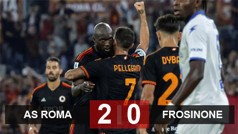 Kết quả Roma 2-0 Frosinone: Ghế nóng Mourinho giảm nhiệt