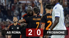 Kết quả Roma 2-0 Frosinone: Ghế nóng Mourinho giảm nhiệt