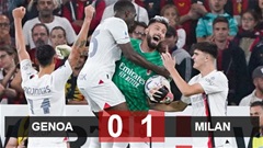 Kết quả Genoa 0-1 Milan: Trận đấu điên rồ