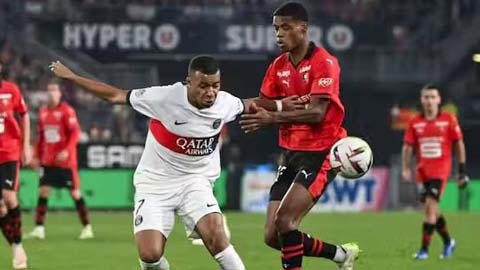 Mbappe bỏ lỡ khó tin trước Rennes khiến CĐV chỉ biết lắc đầu ngao ngán