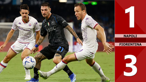 VIDEO bàn thắng Napoli vs Fiorentina: 1-3 (Vòng 8 Serie A 2023/24)