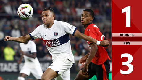 VIDEO bàn thắng Rennes vs PSG: 1-3 (Vòng 8 Ligue 1 mùa giải 2023/24)