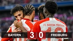 Kết quả Bayern 3-0 Freiburg: Đại thắng để áp sát Leverkusen