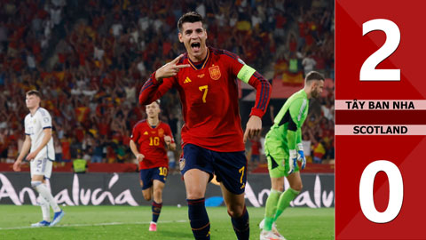 VIDEO bàn thắng Tây Ban Nha vs Scotland: 2-0 (Vòng loại EURO 2024)