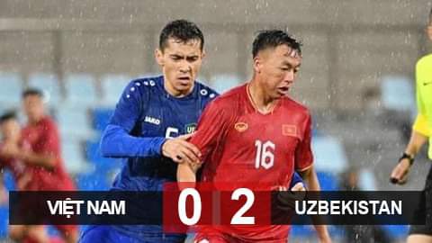 Kết quả Việt Nam 0-2 Uzbekistan: Nhiều bài học sau trận thua 