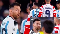 Messi có pha đáp trả cực lạnh lùng khi bị cầu thủ Paraguay nhổ nước bọt