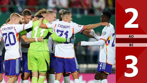 VIDEO bàn thắng Áo vs Bỉ: 2-3 (Vòng loại EURO 2024)