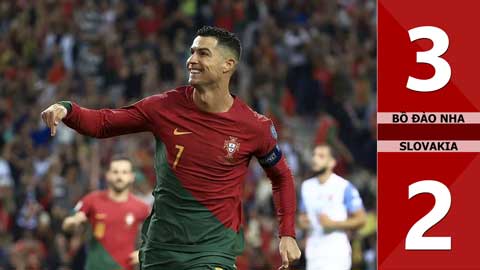 VIDEO bàn thắng Bồ Đào Nha vs Slovakia: 3-2 (Vòng loại EURO 2024) 