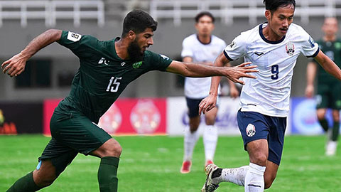 Kết quả Pakistan 1-0 Campuchia: Campuchia dừng bước 