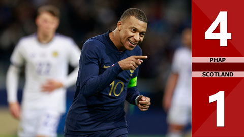 VIDEO bàn thắng Pháp vs Scotland: 4-1 (Giao hữu Quốc tế 2023)