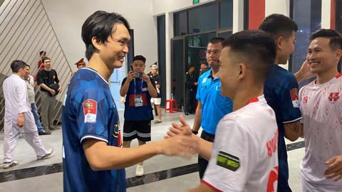 Cựu sao U20 Việt Nam vui mừng gặp lại Tuấn Anh và đồng đội cũ HAGL trước trận gặp Hải Phòng