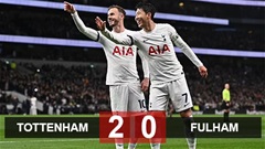 Kết quả Tottenham 2-0 Fulham: Ngày của Son Heung-min