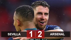 Kết quả Sevilla 1-2 Arsenal: Siêu phẩm của Gabriel Jesus đưa Pháo thủ lên đỉnh