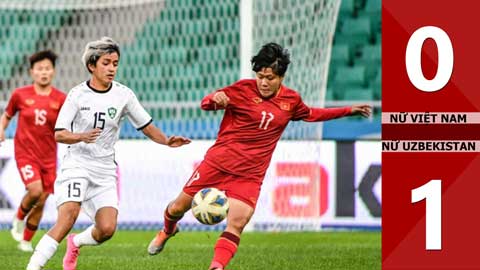 VIDEO bàn thắng Nữ Việt Nam vs Nữ Uzbekistan: 0-1 (Vòng loại Olympic 2024)