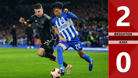 VIDEO bàn thắng Brighton vs Ajax: 2-0 (Vòng bảng Europa League 2023/24)