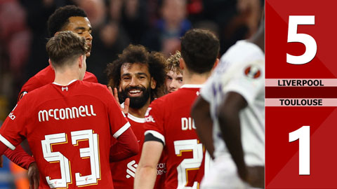 VIDEO bàn thắng Liverpool vs Toulouse: 5-1 (Vòng bảng Europa League 2023/24)