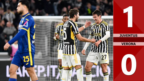 VIDEO bàn thắng Juventus vs Verona: 1-0 (Vòng 10 Serie A 2023/24)