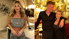 Bạn gái Scott McTominay khoe eo con kiến với crop top sexy