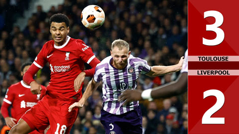 VIDEO bàn thắng Toulouse vs Liverpool: 3-2 (Vòng bảng Europa League 2023/24)